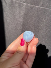 Load image into Gallery viewer, Blue Lace Agate Cabbed Heart 20HI