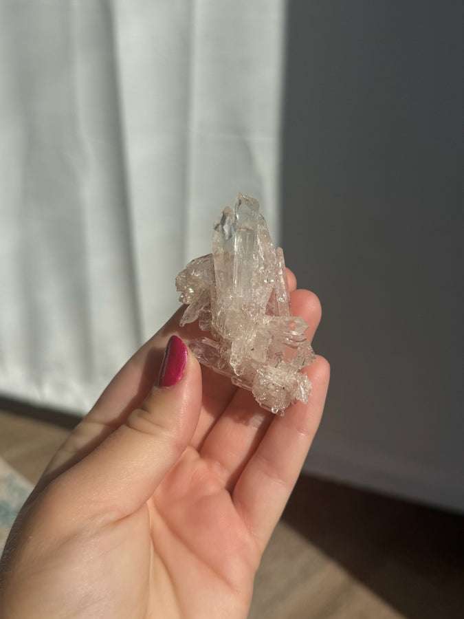 Pink Columbian Lemurian Cluster 55CM