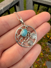 Load image into Gallery viewer, Larimar Ocean Necklace 80SQ