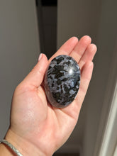 Load image into Gallery viewer, Indigo Gabbro Palm Stone Intuitively Selected 25AH