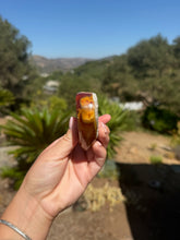 Load image into Gallery viewer, Carnelian Agate Druzy Heart 44HA