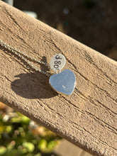 Load image into Gallery viewer, Larimar Heart Sterling Silver Pendant