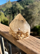 Load image into Gallery viewer, Citrine Tower with Mica and Albite Raw Section
