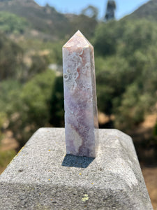 Pink Amethyst Lavender Obelisk