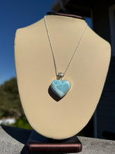 Load image into Gallery viewer, Larimar Heart Necklace 60TA