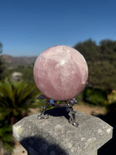Load image into Gallery viewer, Rose Quartz Sphere 65CA