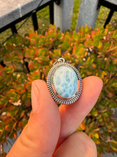 Load image into Gallery viewer, Larimar Oval Necklace 120LJ