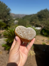 Load image into Gallery viewer, Carnelian Agate Druzy Heart 44HA