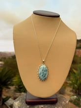 Load image into Gallery viewer, Larimar Oval Necklace 100PI