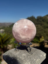 Load image into Gallery viewer, Rose Quartz Sphere 65CA