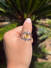 Load image into Gallery viewer, Citrine Eye Ring Size 11.5 50AA