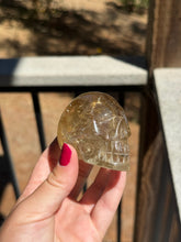 Load image into Gallery viewer, Citrine Skull 145J