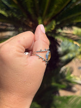 Load image into Gallery viewer, Citrine Eye Ring Size 11.5 50AA
