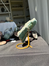 Load image into Gallery viewer, Green Amethyst Plate with Stand 65HR