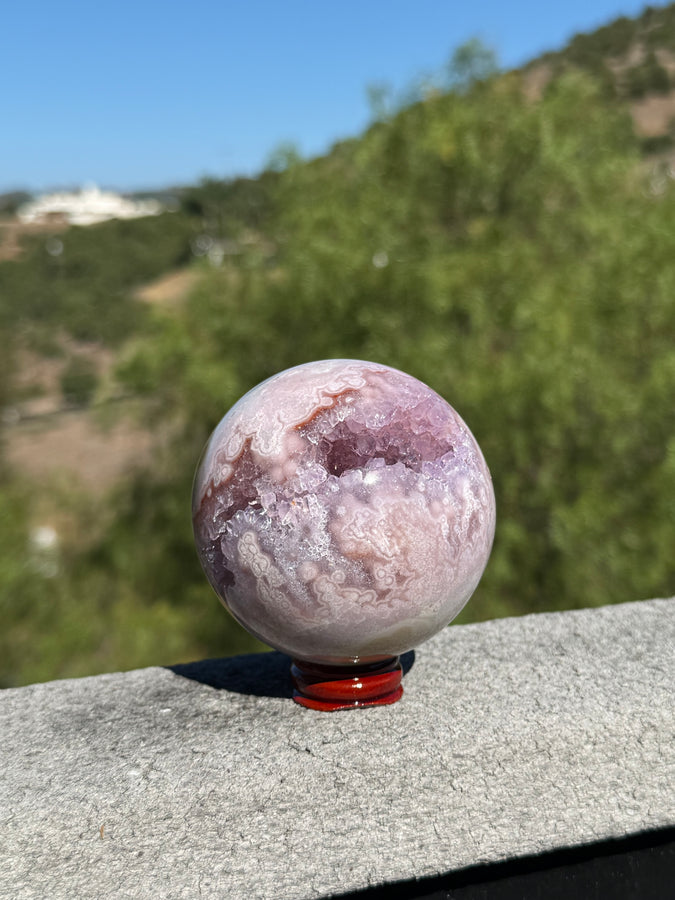Pink Amethyst Sphere 180TB