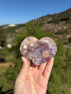 Pink Amethyst Heart 64TP