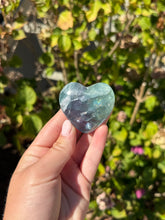 Load image into Gallery viewer, Blue Fluorite Heart 50ABT
