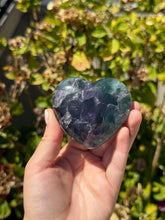 Load image into Gallery viewer, Blue Fluorite Heart 120VI