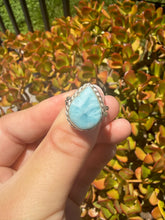 Load image into Gallery viewer, Larimar Ring Size 7+ Adjustable 38LF