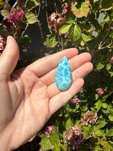 Load image into Gallery viewer, Larimar teardrop