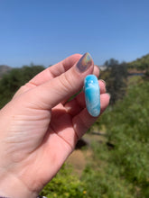 Load image into Gallery viewer, Larimar Heart Sterling Silver Pendant