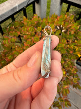 Load image into Gallery viewer, Larimar Teardrop Necklace 70PE