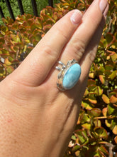 Load image into Gallery viewer, Larimar Ring Size 5.5+ Adjustable 50LN