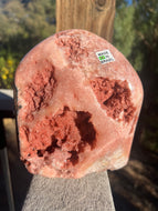Pink RED toned Amethyst Cutbase