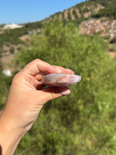 Load image into Gallery viewer, Pink Amethyst Moon With Stand 46PB