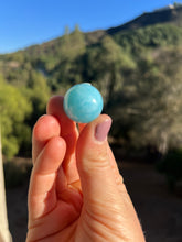 Load image into Gallery viewer, Larimar Dark Translucent Sphere