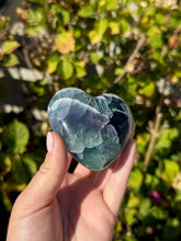 Load image into Gallery viewer, Blue Fluorite Heart 120VC