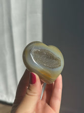Load image into Gallery viewer, Agate Druzy Heart 40CPA