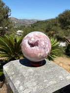 Pink Amethyst Sphere 90TO