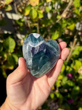 Load image into Gallery viewer, Blue Fluorite Heart 120VC