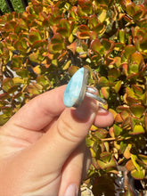Load image into Gallery viewer, Larimar Ring Size 5.5+ Adjustable 38LH