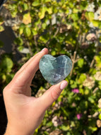 Blue Fluorite Heart 50ABT