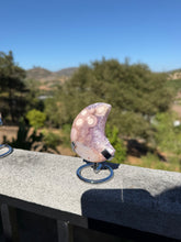 Load image into Gallery viewer, Pink Amethyst Moon With Stand 46PB