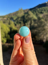 Load image into Gallery viewer, Larimar Dark Translucent Sphere
