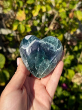 Load image into Gallery viewer, Blue Fluorite Heart 120VC