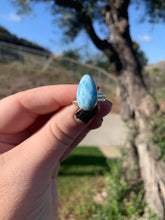 Load image into Gallery viewer, Larimar Sterling Silver Adjustable Rings *Variety