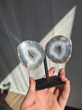 Load image into Gallery viewer, Agate Sliced Butterfly Pair 45HN