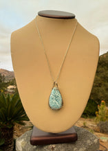 Load image into Gallery viewer, Larimar Teardrop Necklace 70PE
