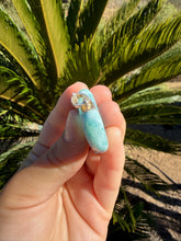 Load image into Gallery viewer, Larimar Heart Necklace 84CW