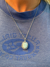 Load image into Gallery viewer, Larimar Oval Necklace 120LJ