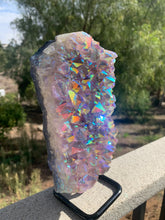 Load image into Gallery viewer, Aura Amethyst Druzy on Stand