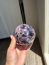 Load image into Gallery viewer, Amethyst Chevron Sphere 120SH