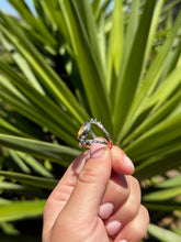 Load image into Gallery viewer, Citrine Eye Ring Size 7 50RD