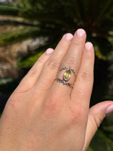Load image into Gallery viewer, Citrine Eye Ring Size 8 50RA