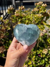 Load image into Gallery viewer, Blue Fluorite Heart 150VH