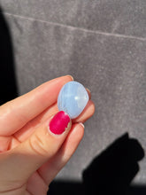 Load image into Gallery viewer, Blue Lace Agate Cabbed Heart 20HI